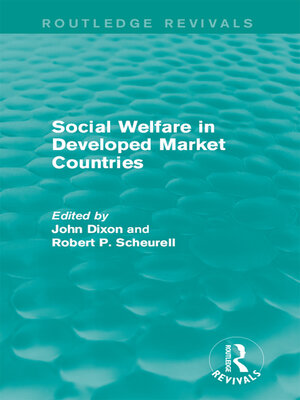 cover image of Social Welfare in Developed Market Countries